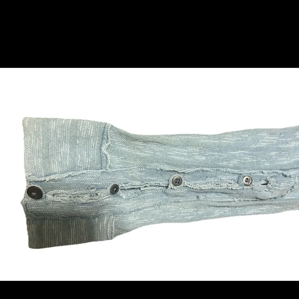 Women's Blue Long Sleeve Top - Picture 3 of 10